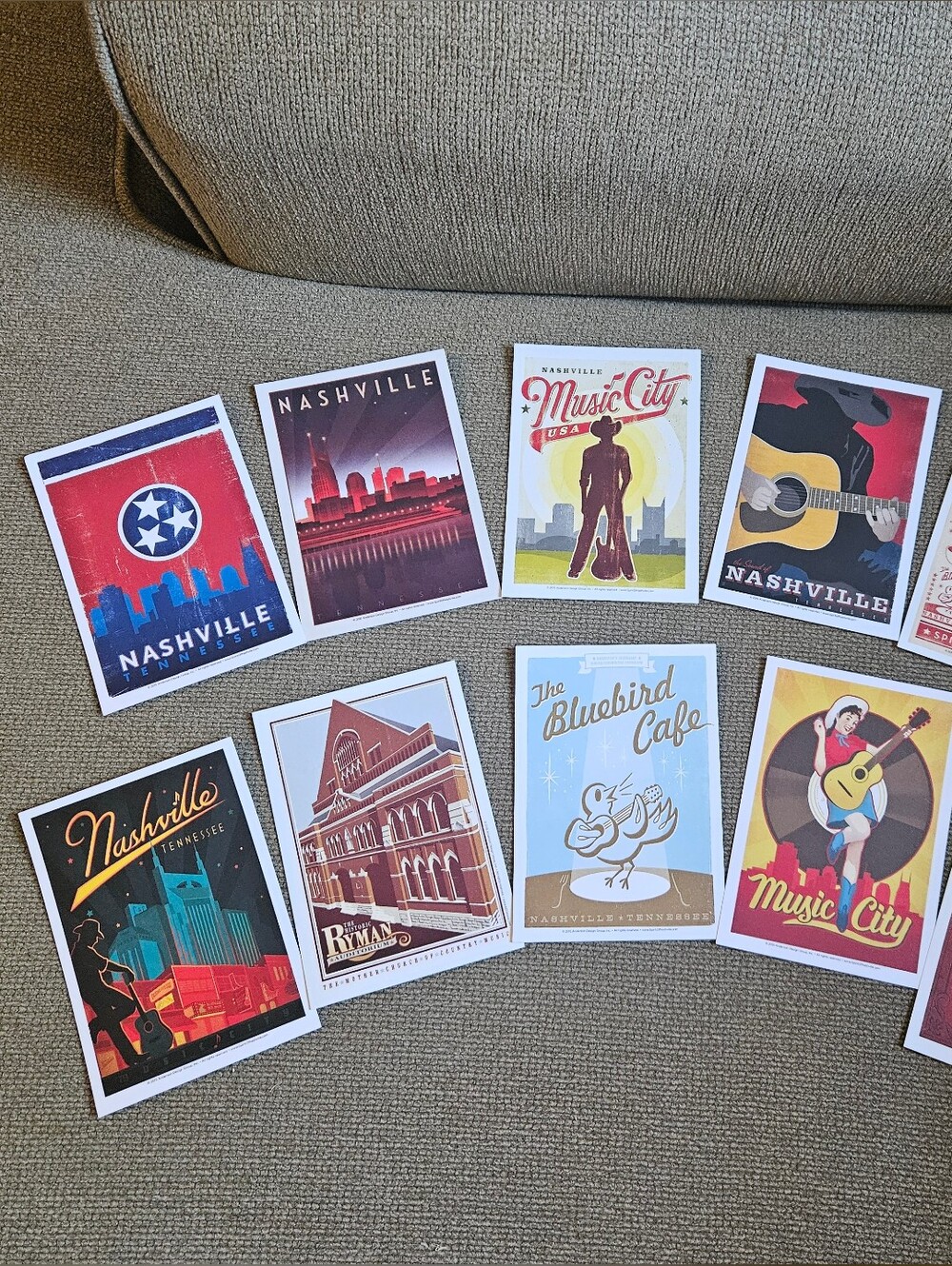 Spirit of Nashville 10 pc. Postcard set